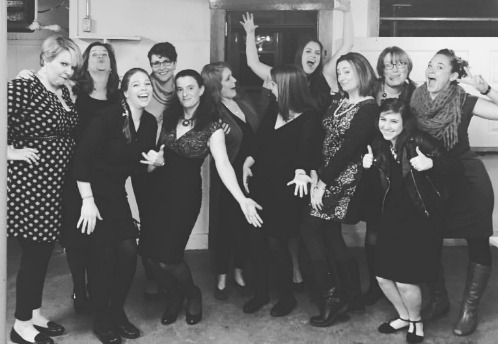 The Afternotes having some fun